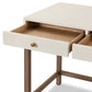 Fiona Desk - Ivory Painted Raffia