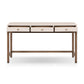 Fiona Desk - Ivory Painted Raffia