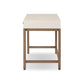 Fiona Desk - Ivory Painted Raffia
