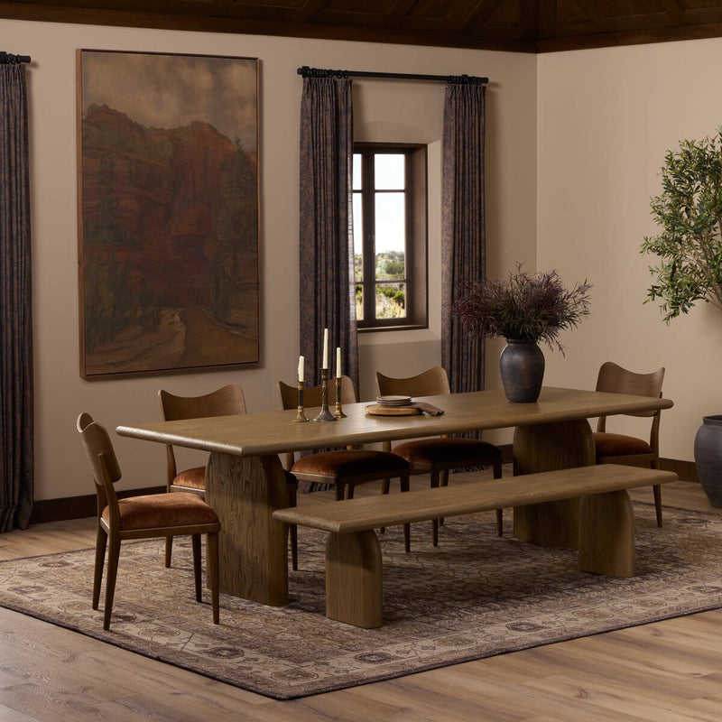 Sorrento Dining Table - Aged Drift Mindi