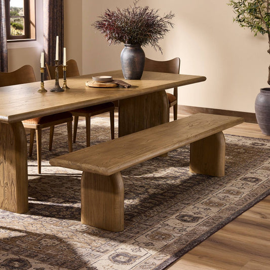 Sorrento 81" Dining Bench - Aged Drift Mindi