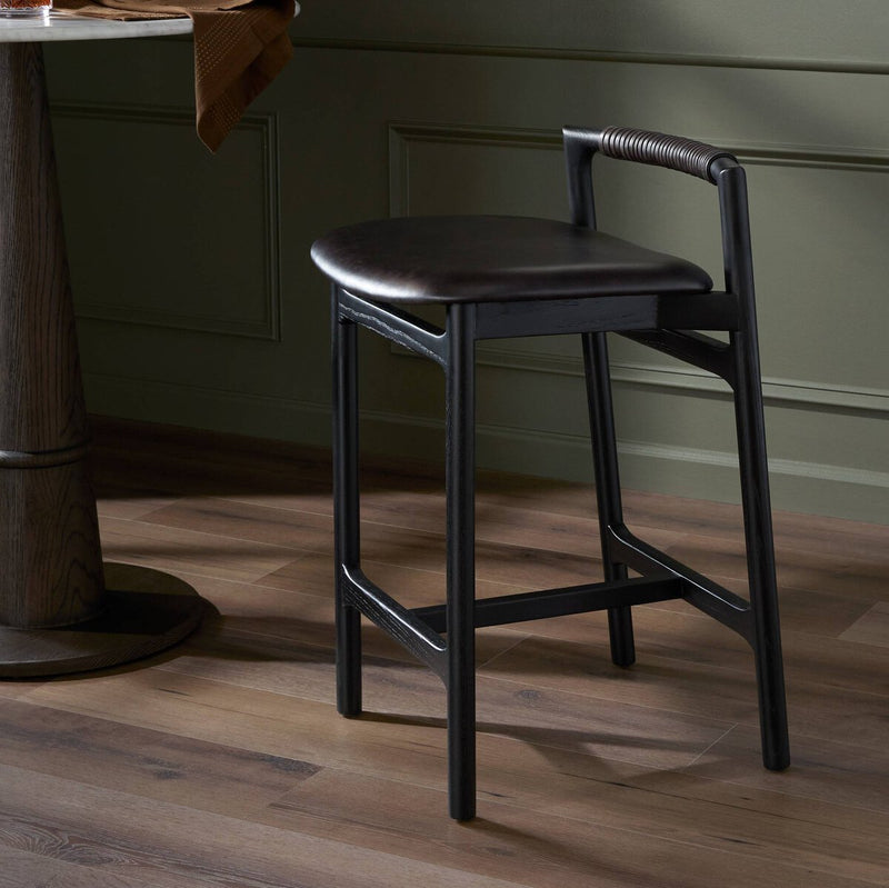 Baden Bar + Counter Stool - Sonoma Black