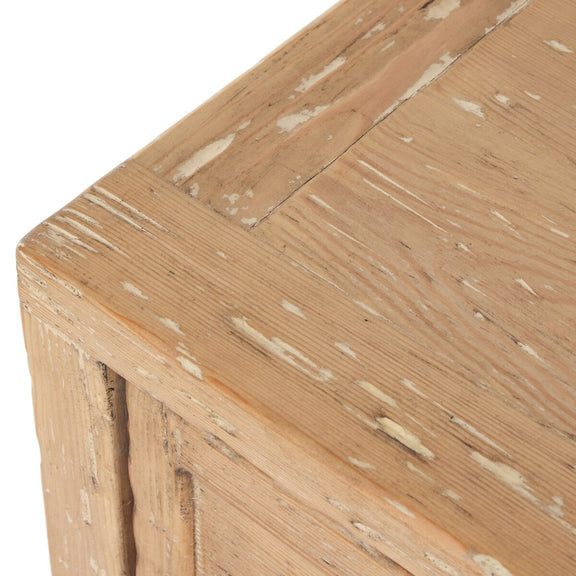 Gaines Media Console - Aged Light Pine