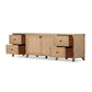 Gaines Media Console - Aged Light Pine