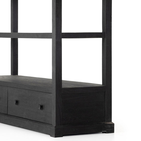 Woodmore Bookcase - Dark Totem Acacia