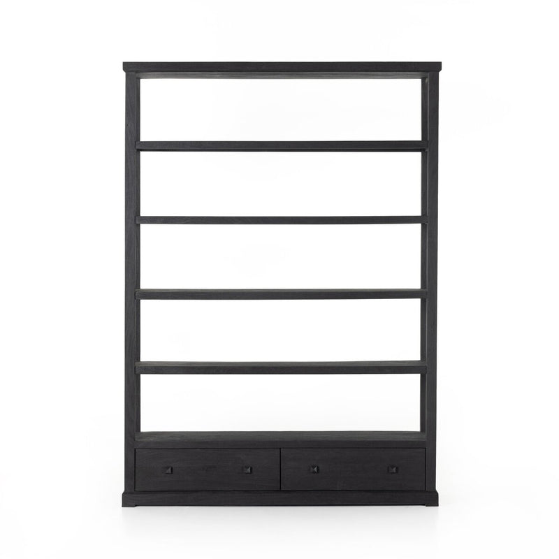Woodmore Bookcase - Dark Totem Acacia