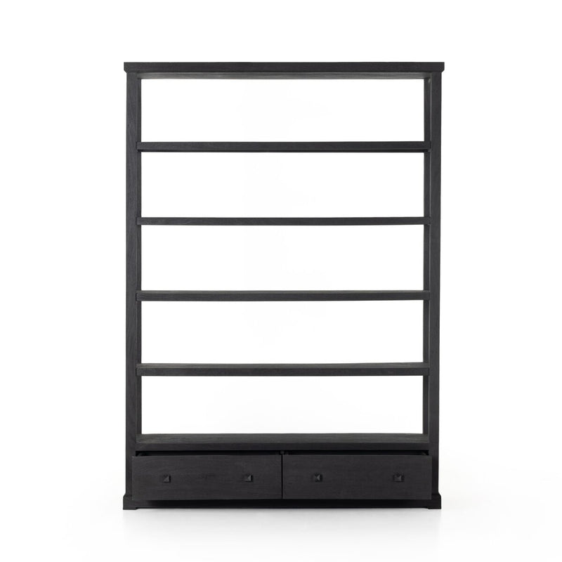 Woodmore Bookcase - Dark Totem Acacia