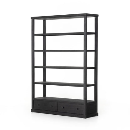 Woodmore Bookcase - Dark Totem Acacia