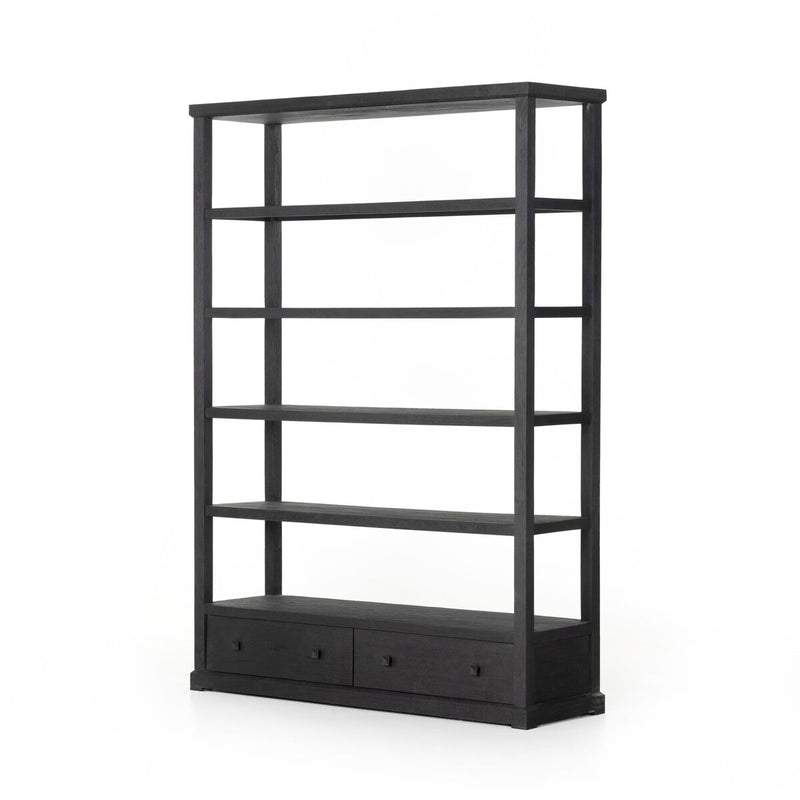 Woodmore Bookcase - Dark Totem Acacia