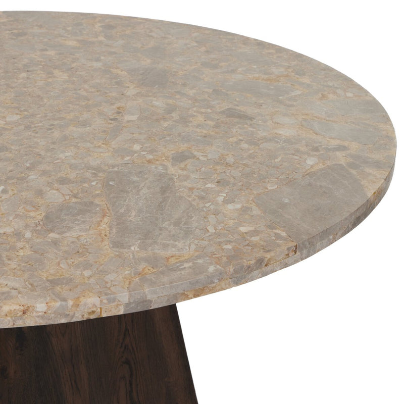 Brisa Round Dining Table 55" - Dune Onyx