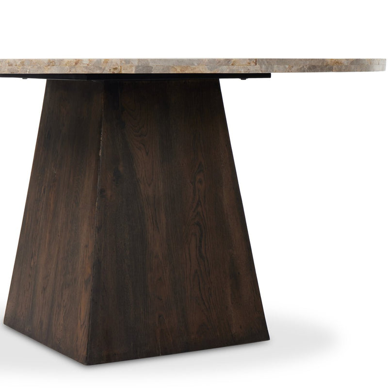 Brisa Round Dining Table 55" - Dune Onyx