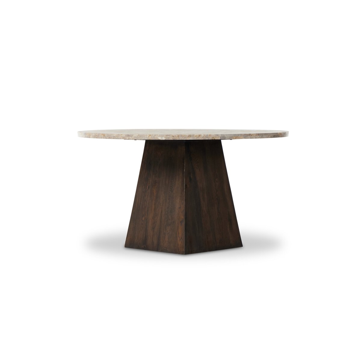 Brisa Round Dining Table 55" - Dune Onyx
