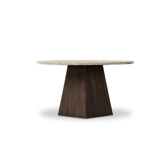 Brisa Round Dining Table 55" - Dune Onyx