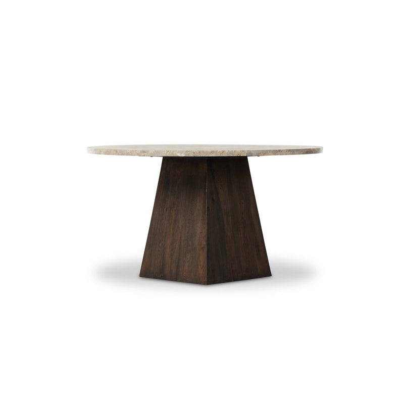 Brisa Round Dining Table 55" - Dune Onyx