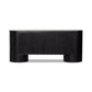 Giovani Media Console - Black Oak Veneer