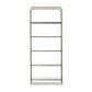 Swinton Bookcase - Hammered Aged Brass