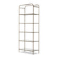 Swinton Bookcase - Hammered Aged Brass