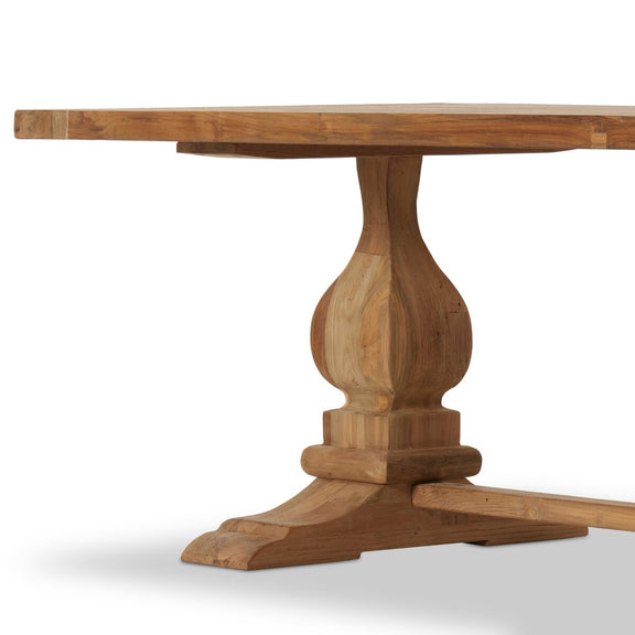 Novell Outdoor Dining Table - Reclaimed Natural Fsc