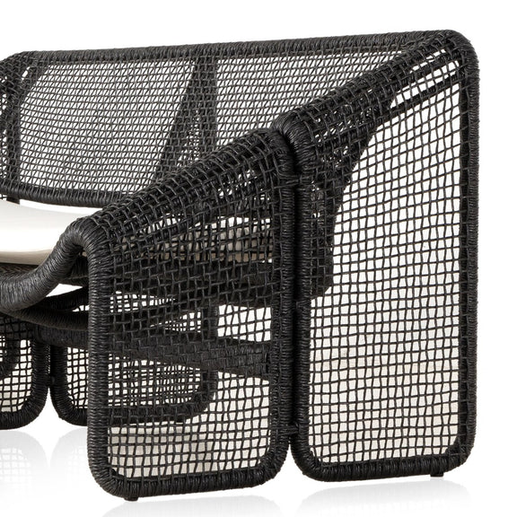 Selma Outdoor Sofa - Faux Black Hyacinth