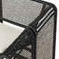 Selma Outdoor Sofa - Faux Black Hyacinth