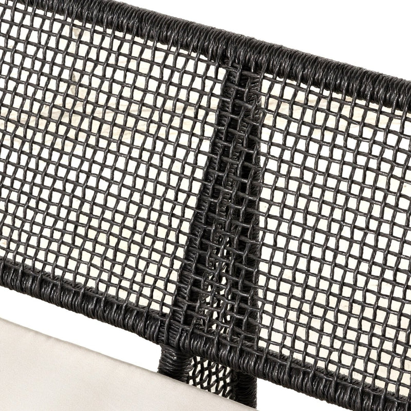 Selma Outdoor Sofa - Faux Black Hyacinth
