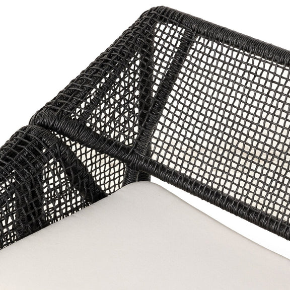 Selma Outdoor Sofa - Faux Black Hyacinth