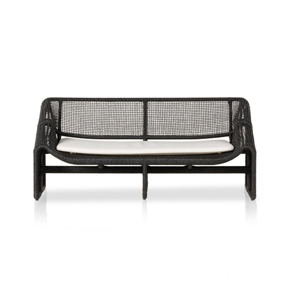 Selma Outdoor Sofa - Faux Black Hyacinth