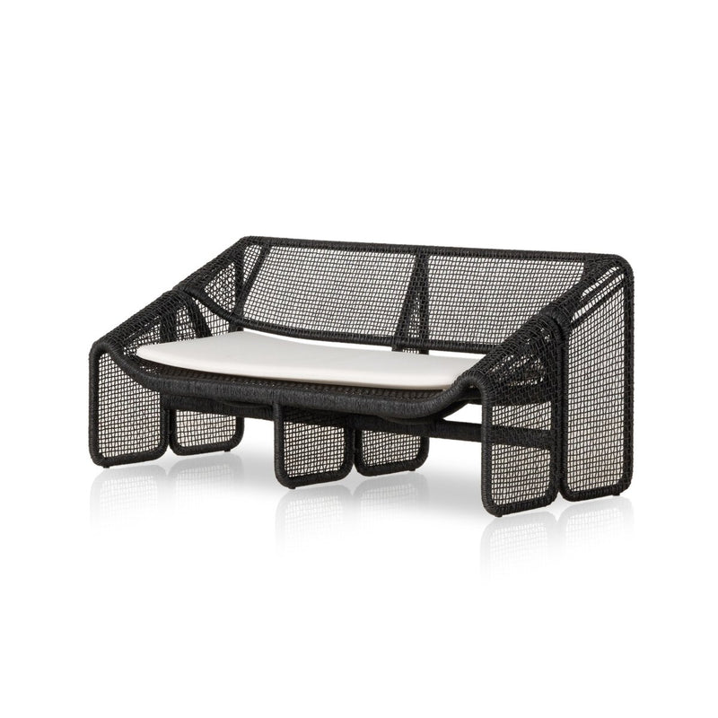 Selma Outdoor Sofa - Faux Black Hyacinth