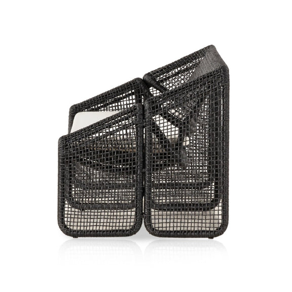 Selma Outdoor Sofa - Faux Black Hyacinth