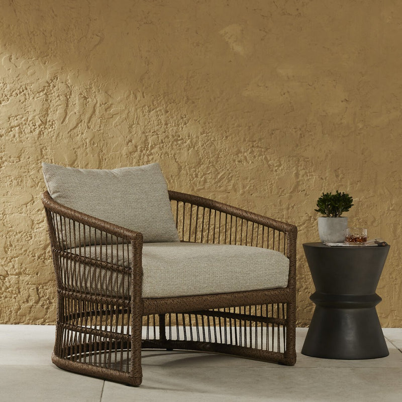 Montecito Outdoor Chair - Faux Dark Hyacinth