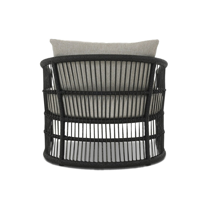 Montecito Outdoor Chair - Faux Black Hyacinth