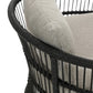 Montecito Outdoor Chair - Faux Black Hyacinth