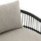 Montecito Outdoor Chair - Faux Black Hyacinth