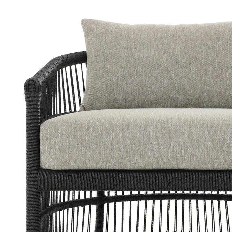 Montecito Outdoor Chair - Faux Black Hyacinth