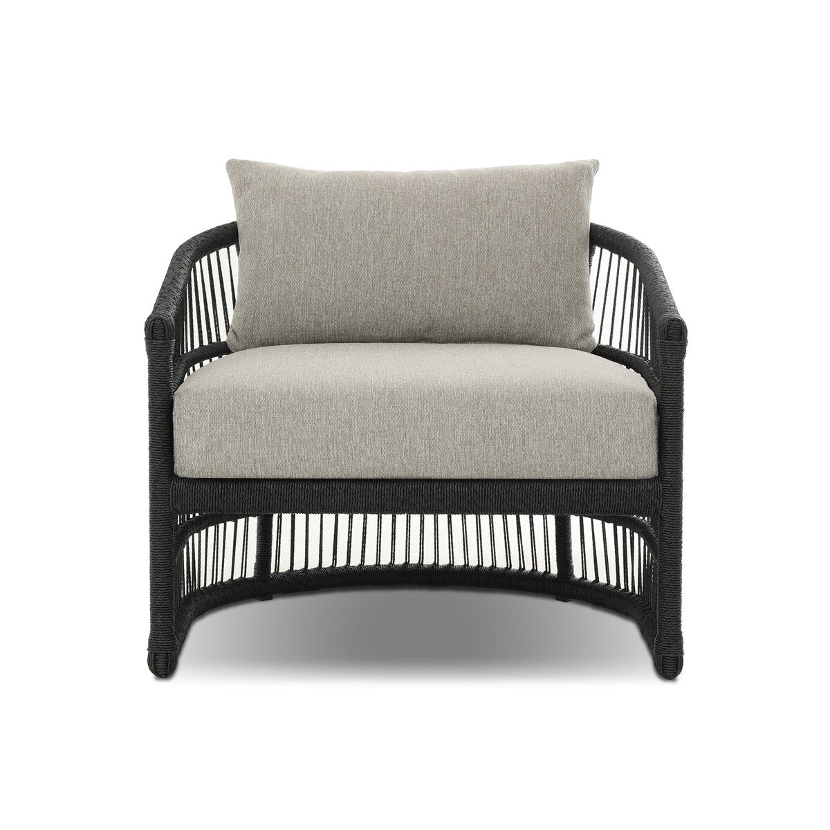 Montecito Outdoor Chair - Faux Black Hyacinth