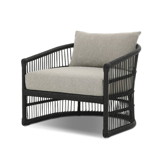 Montecito Outdoor Chair - Faux Black Hyacinth