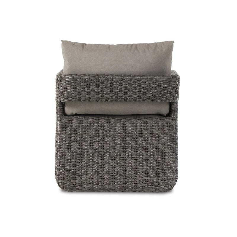 Geneva Outdoor Swivel Chair - Vintage Coal