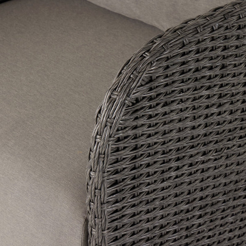 Geneva Outdoor Swivel Chair - Vintage Coal