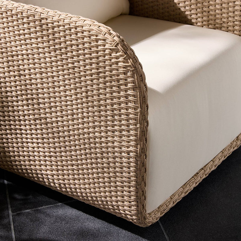 Geneva Outdoor Swivel Chair - Vintage White