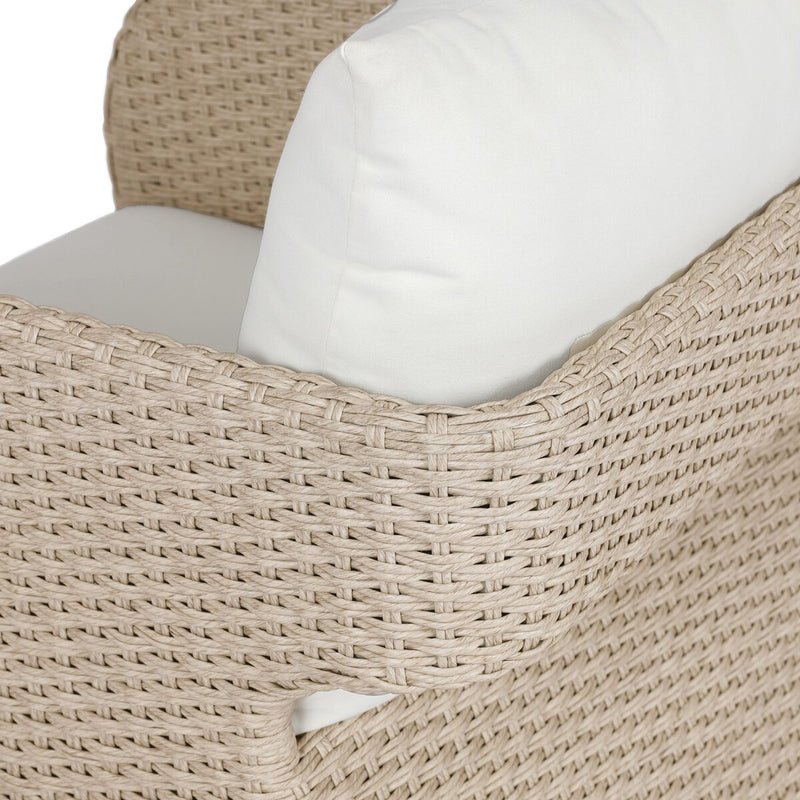 Geneva Outdoor Swivel Chair - Vintage White