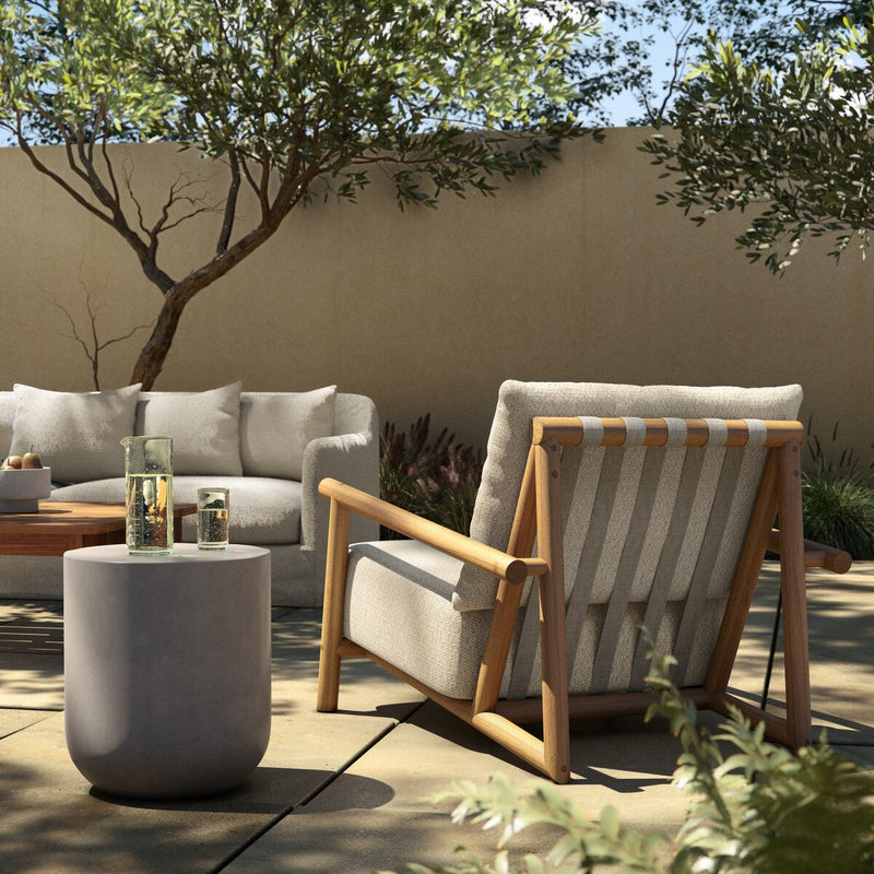 Cardiff Outdoor Chair - Natural Teak-fsc