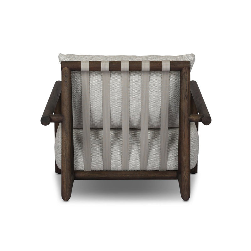 Cardiff Outdoor Chair - Stained Saddle Brown-fsc