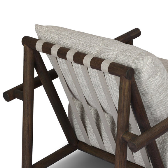 Cardiff Outdoor Chair - Stained Saddle Brown-fsc