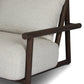 Cardiff Outdoor Chair - Stained Saddle Brown-fsc