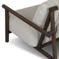 Cardiff Outdoor Chair - Stained Saddle Brown-fsc