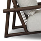 Cardiff Outdoor Chair - Stained Saddle Brown-fsc