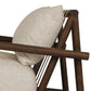 Cardiff Outdoor Chair - Stained Saddle Brown-fsc