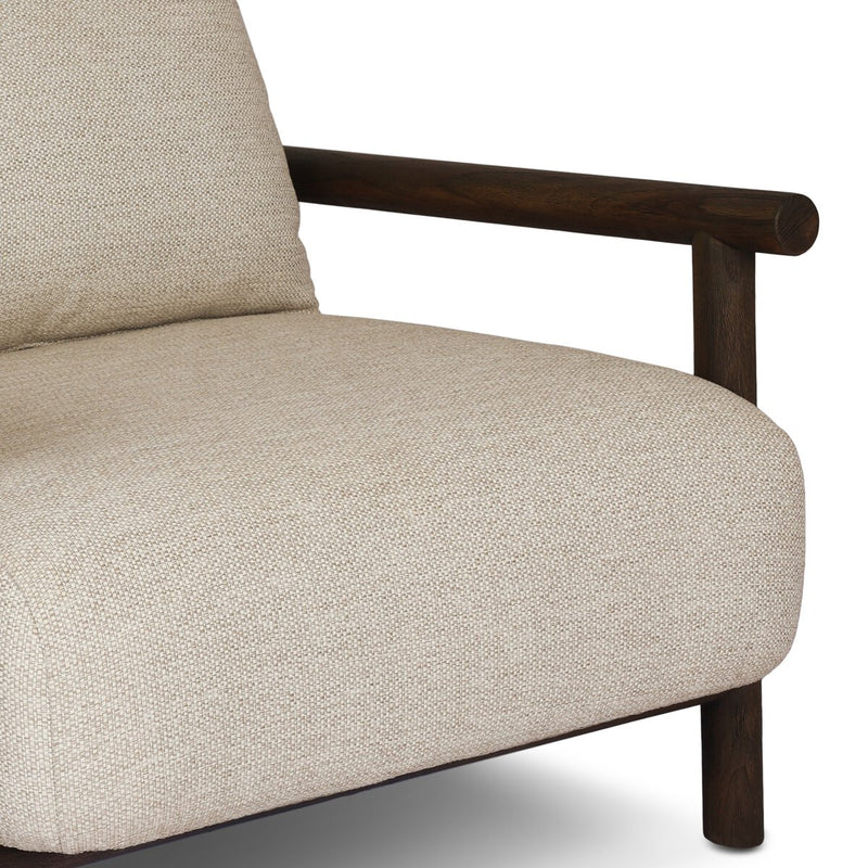 Cardiff Outdoor Chair - Stained Saddle Brown-fsc