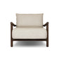 Cardiff Outdoor Chair - Stained Saddle Brown-fsc
