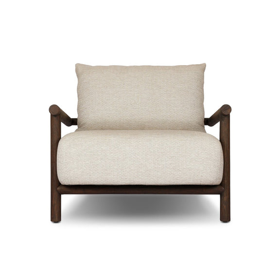 Cardiff Outdoor Chair - Stained Saddle Brown-fsc